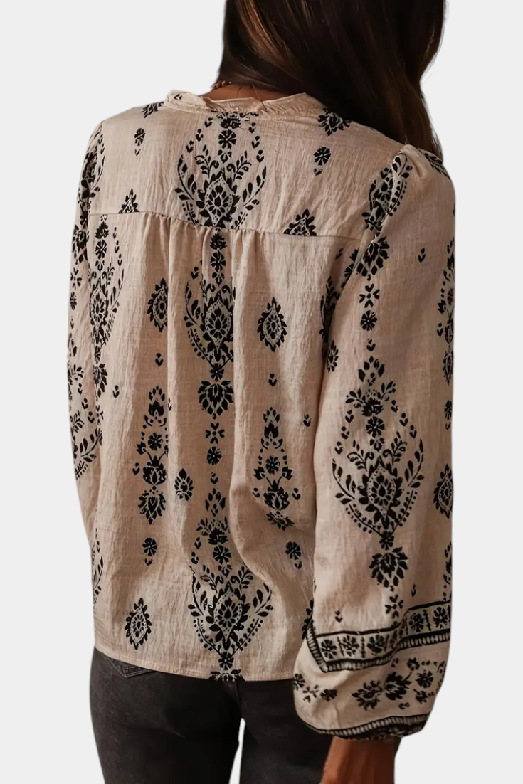 Wild Sage | Blusa Boho Estampada