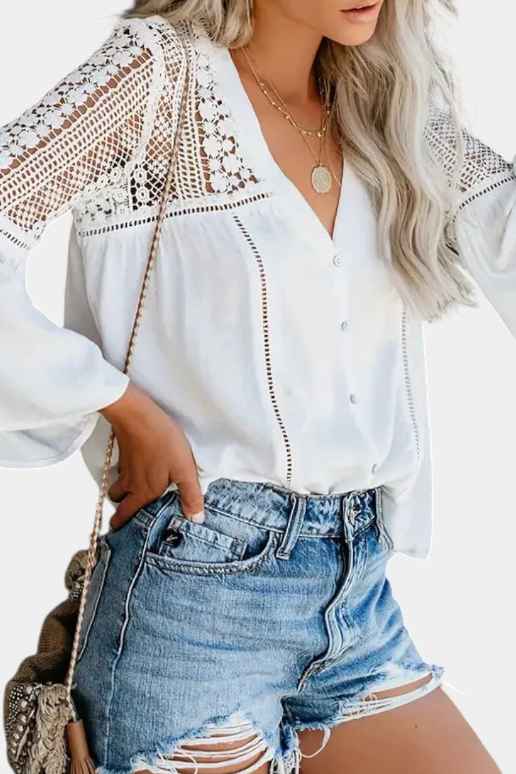 Sunwoven | Blusa de Encaje
