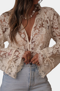 Calista | Blusa de Encaje Floral