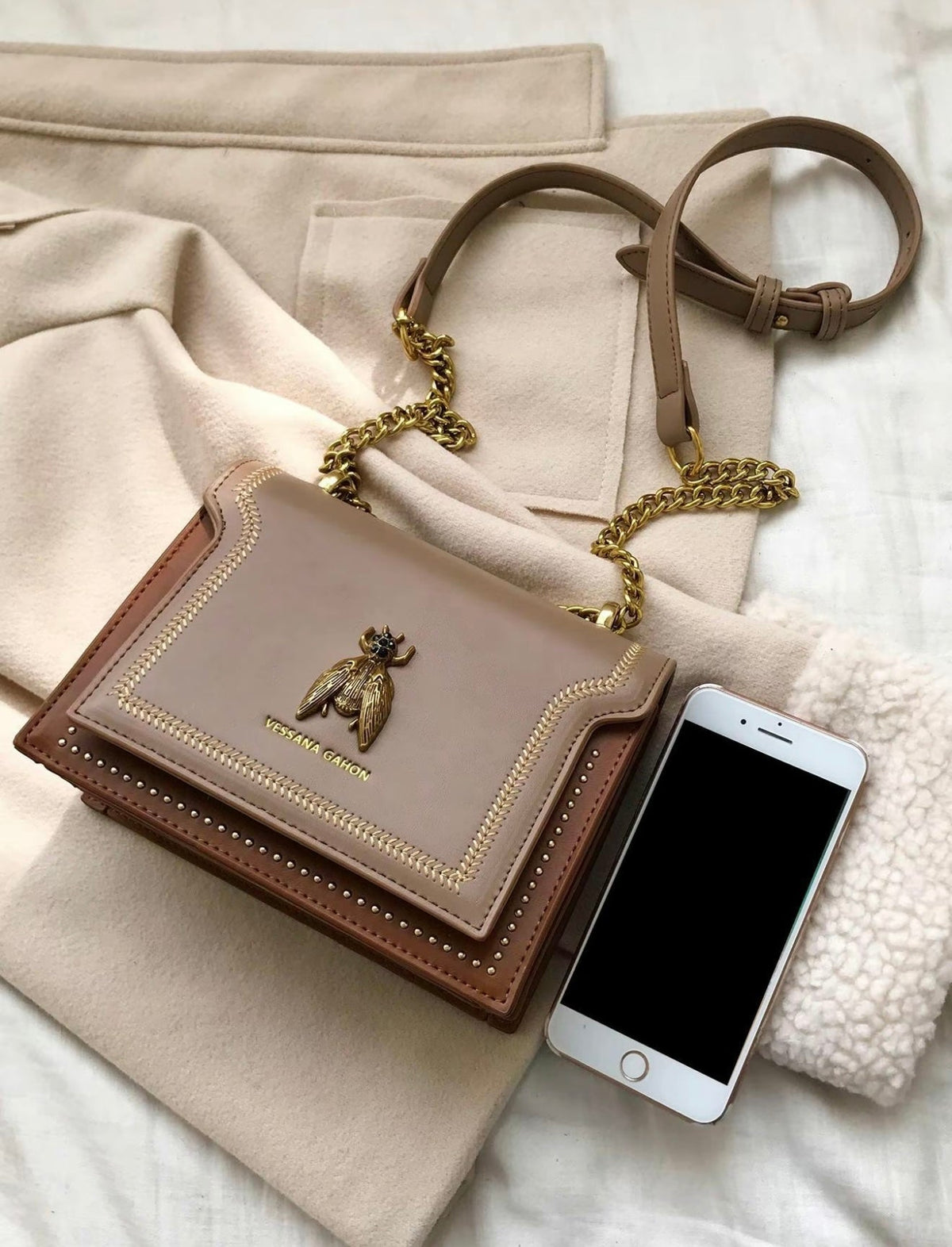 Leonora | Bolso de Lujo con Cadena