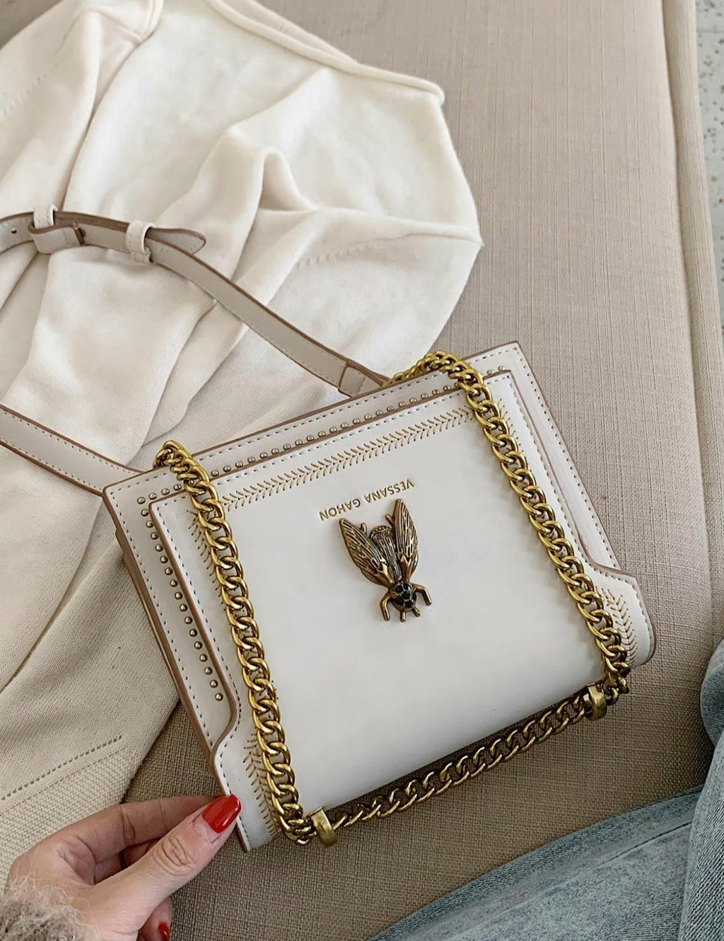 Leonora | Bolso de Lujo con Cadena