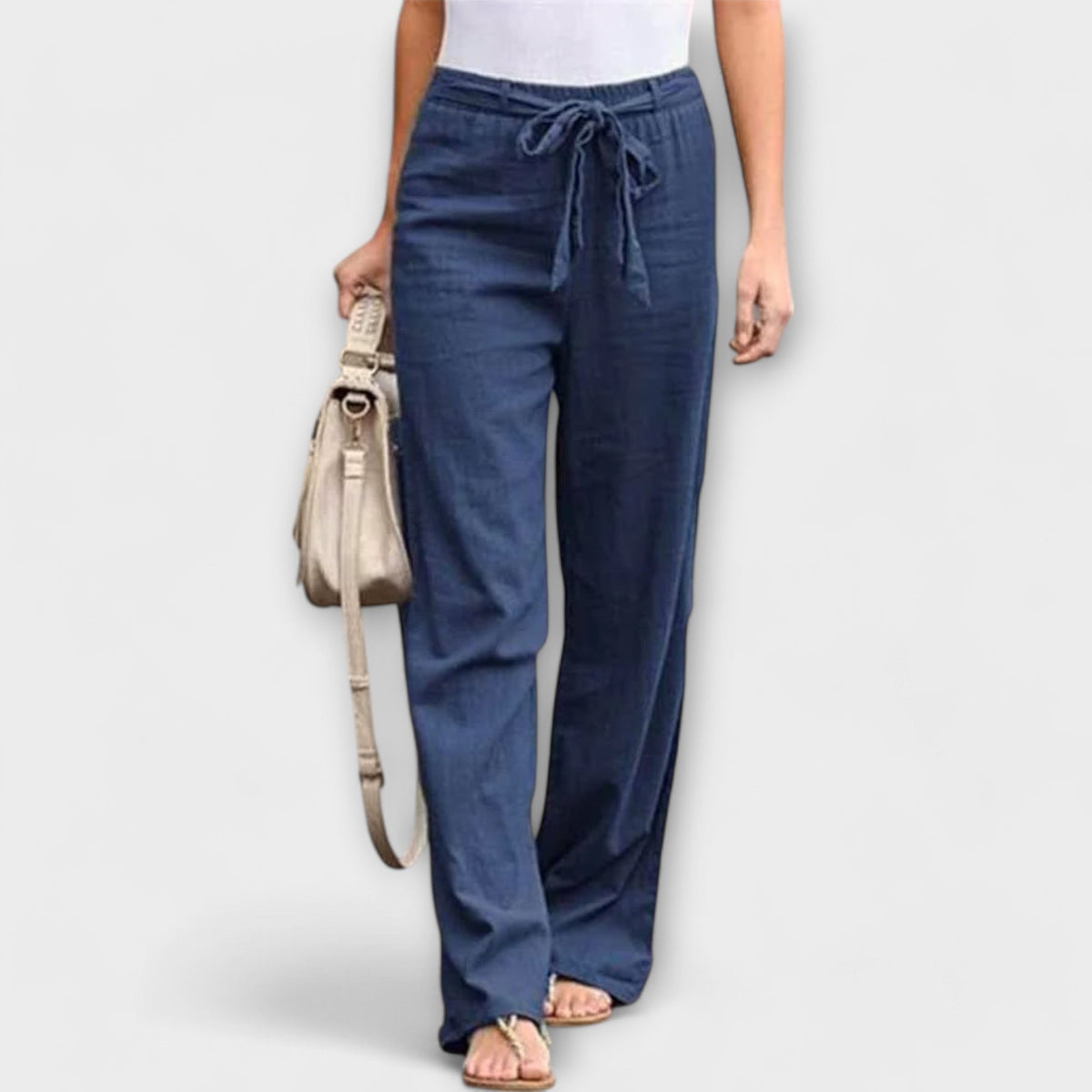 Loreen | Pantalones Ligeros de Lino