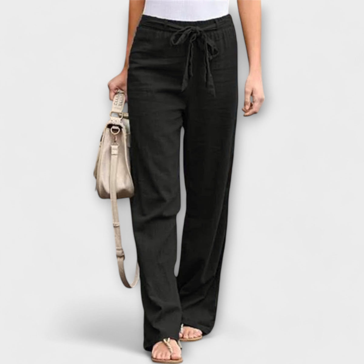 Loreen | Pantalones Ligeros de Lino