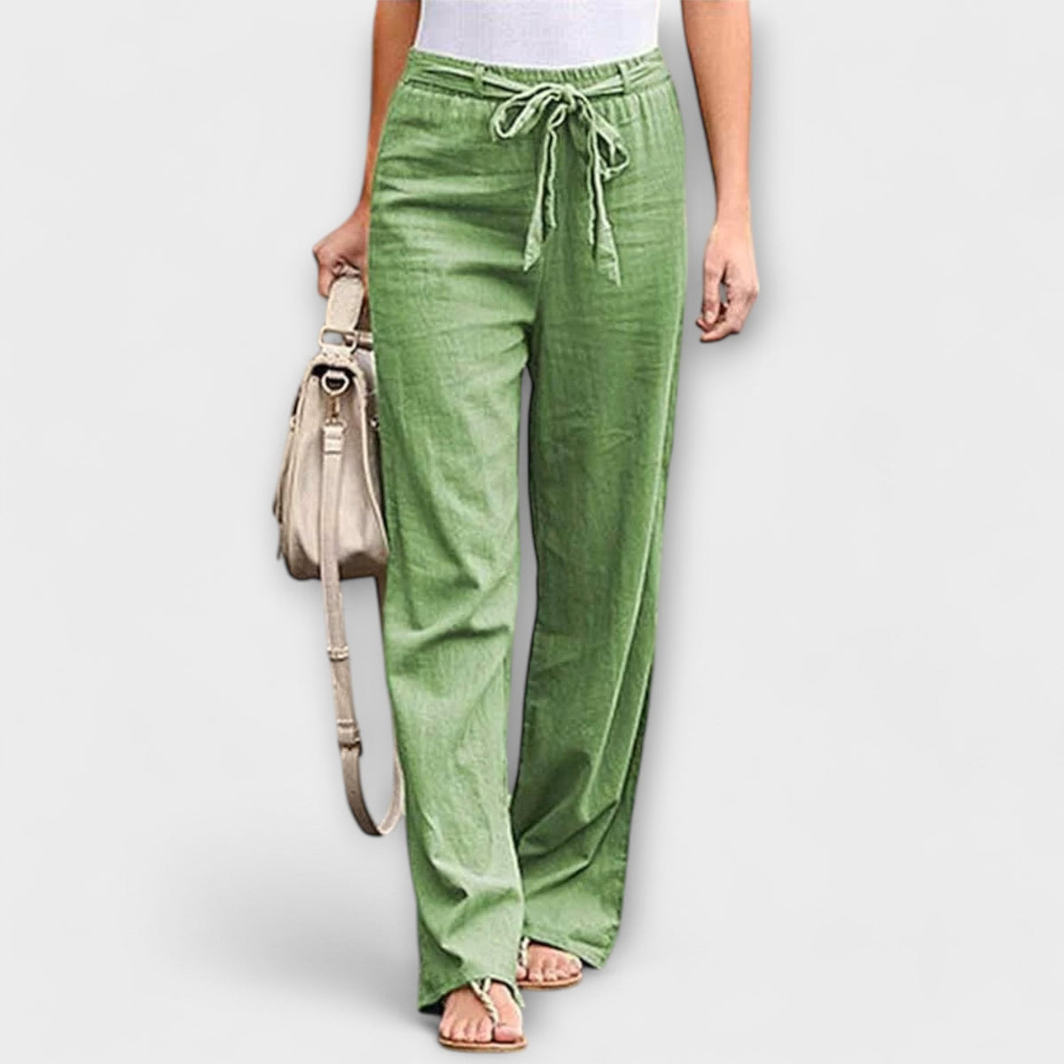 Loreen | Pantalones Ligeros de Lino