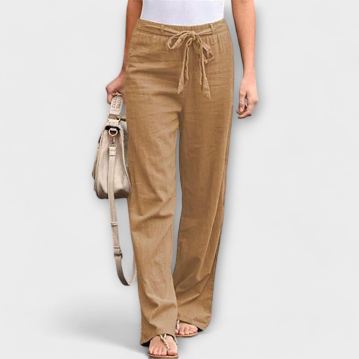 Loreen | Pantalones Ligeros de Lino