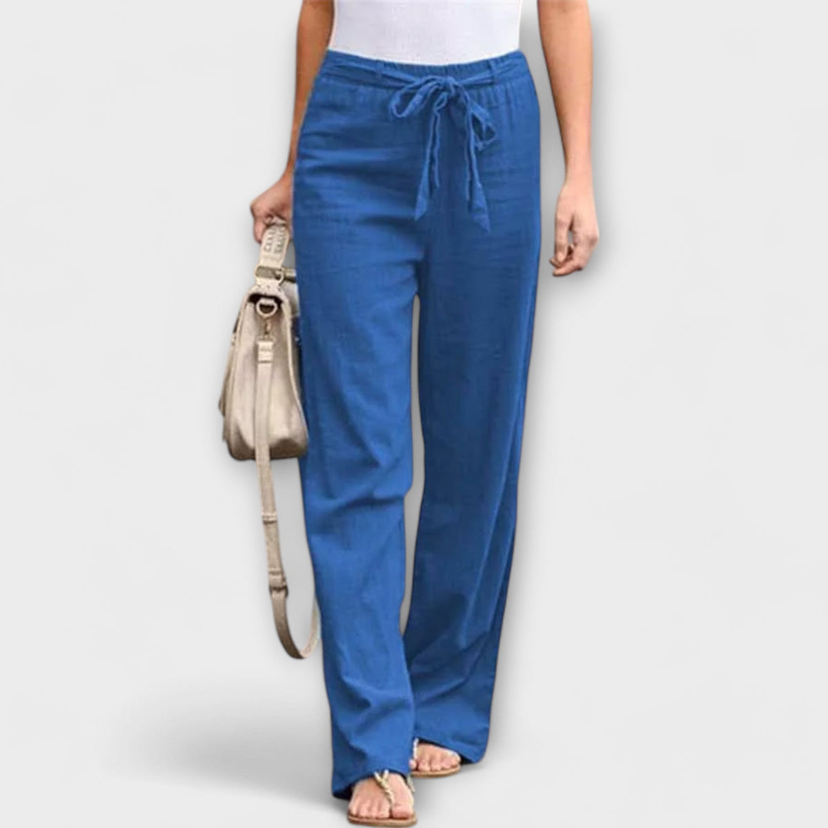 Loreen | Pantalones Ligeros de Lino