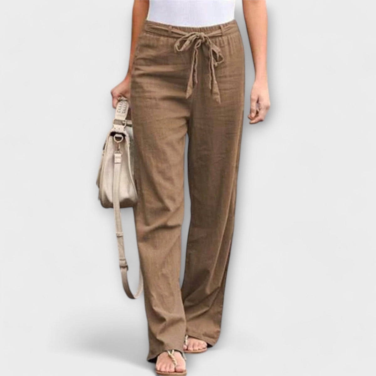 Loreen | Pantalones Ligeros de Lino
