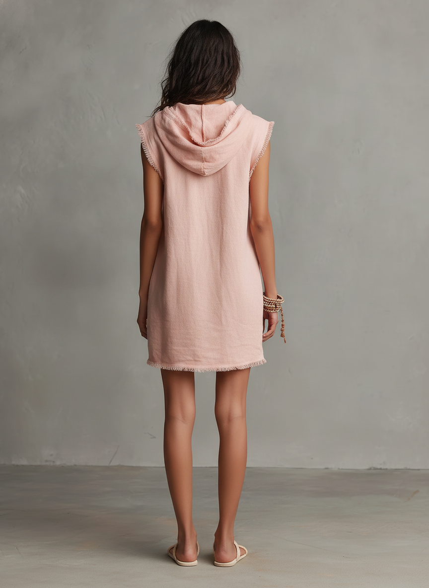 Pilar | Vestido Holgado con Capucha