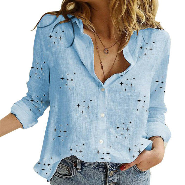 Sandra | Blusa Estampada Clásica
