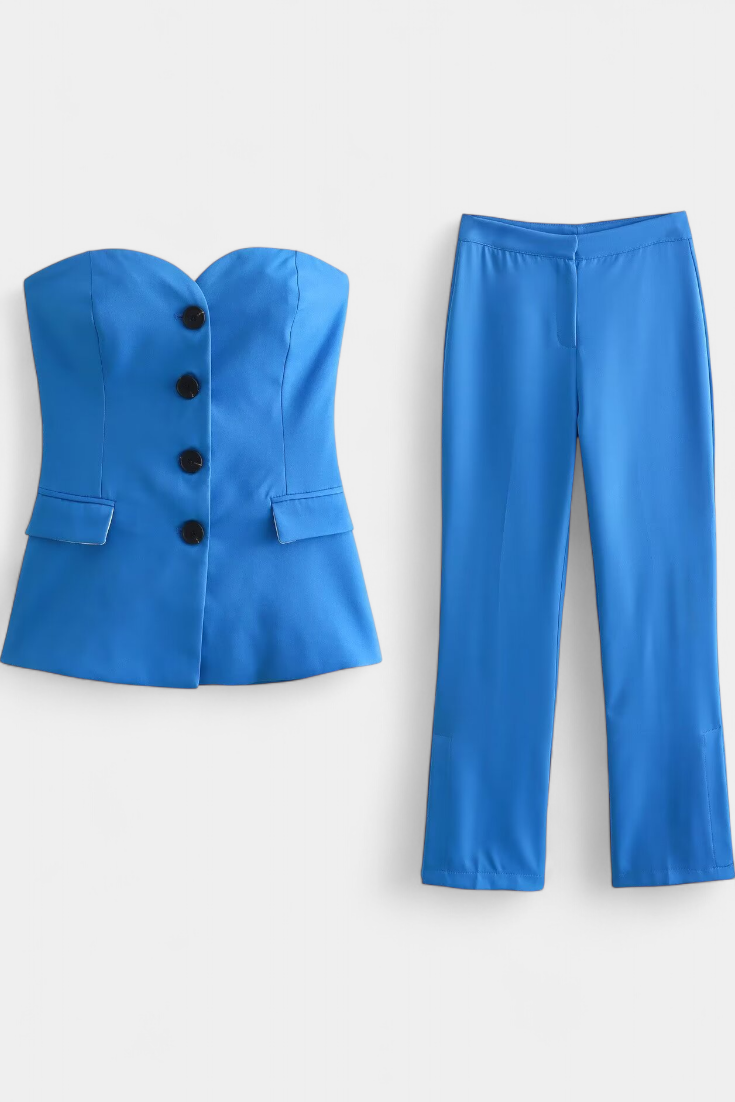 Paesha | Conjunto Relajado Pierna Ancha