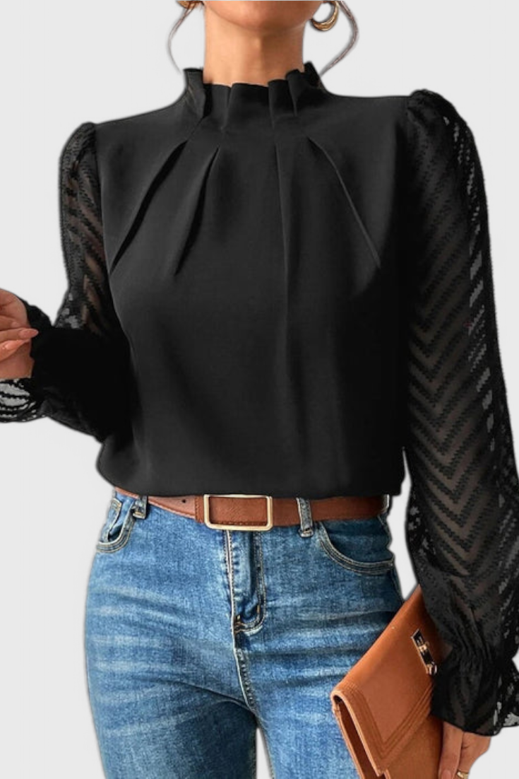 Helga | Blusa Náutica Manga Larga
