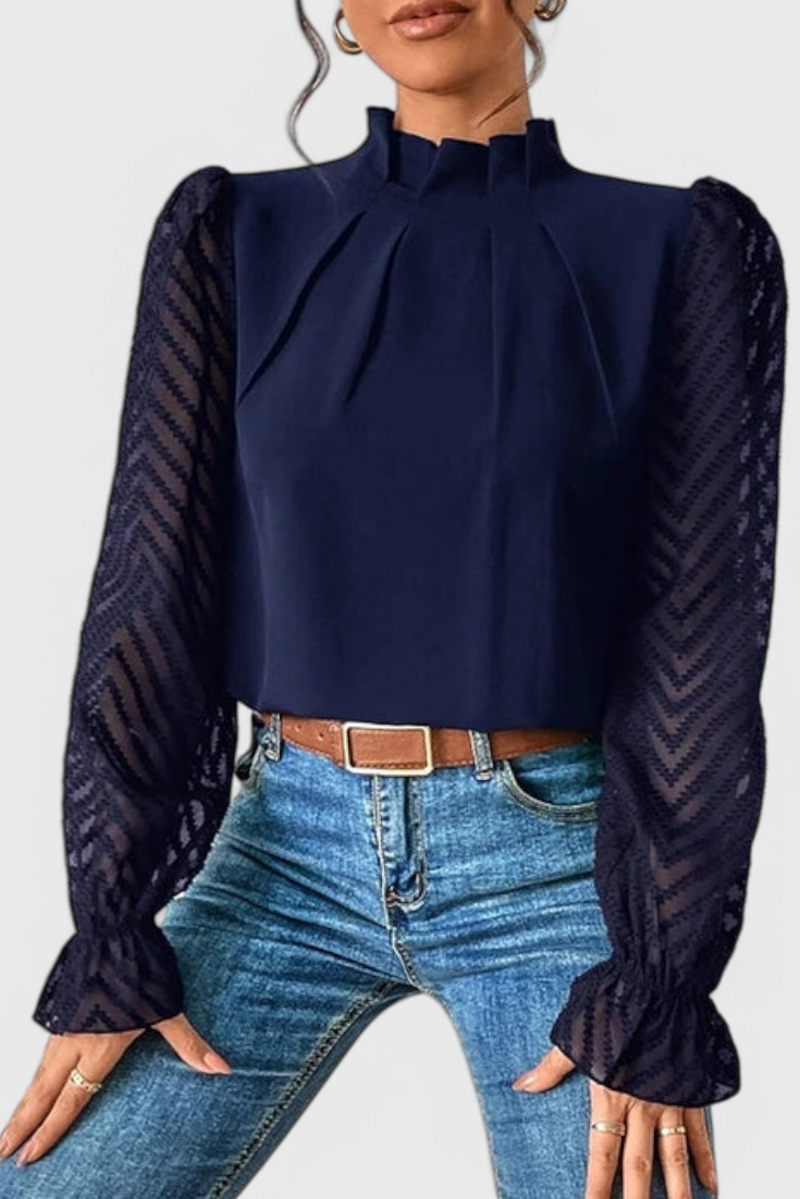 Helga | Blusa Náutica Manga Larga