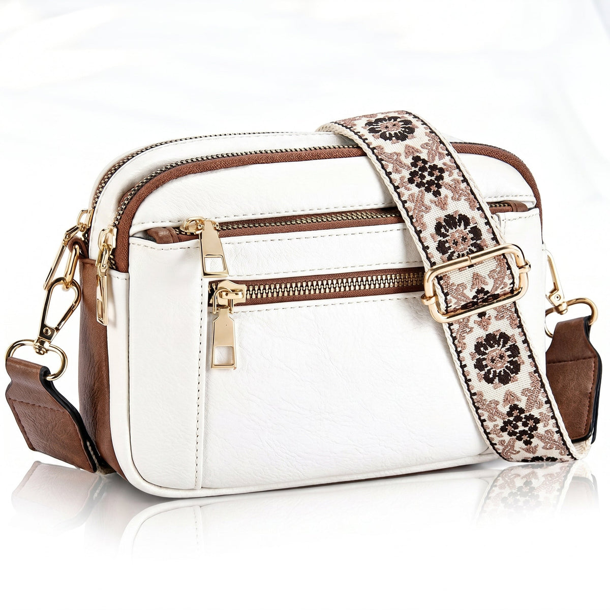 Elena | Bolso de Hombro de Piel