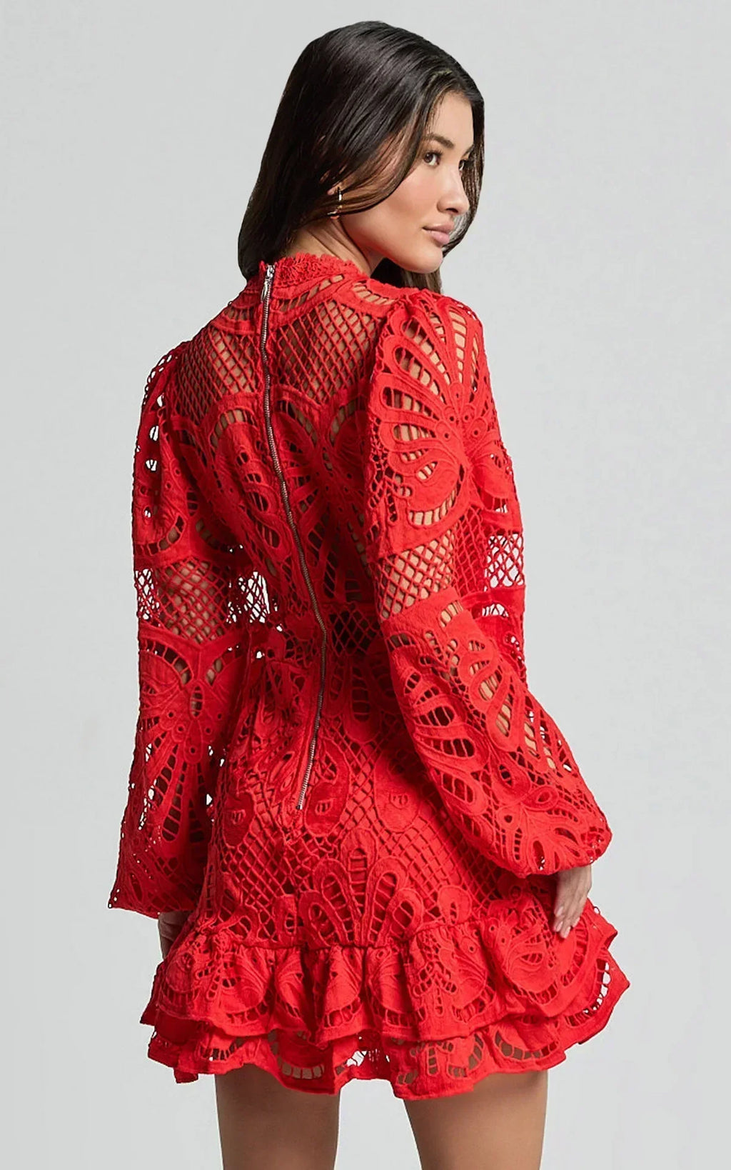 Soraya | Mini Vestido Elegante con Cuello Alto