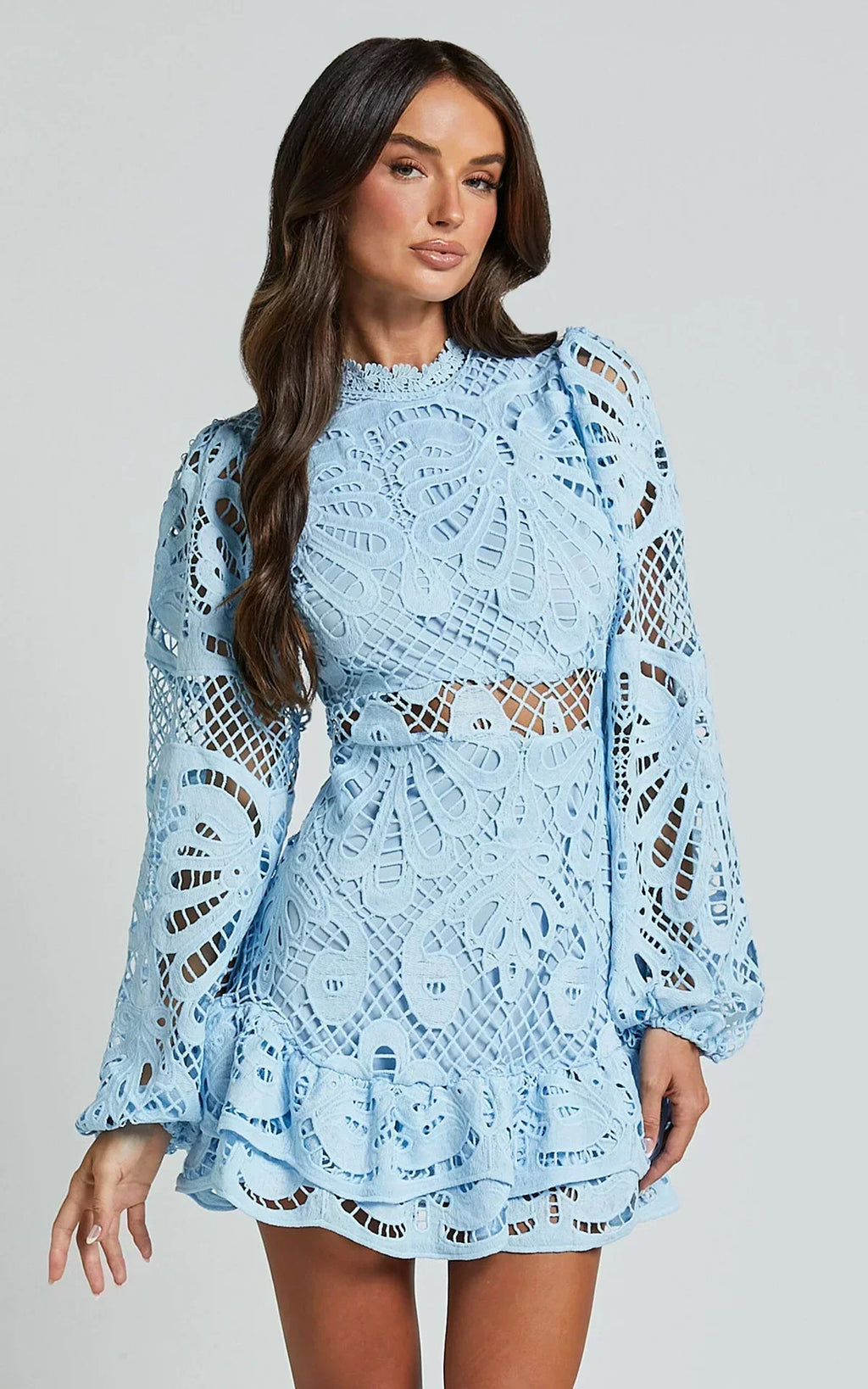 Soraya | Mini Vestido Elegante con Cuello Alto