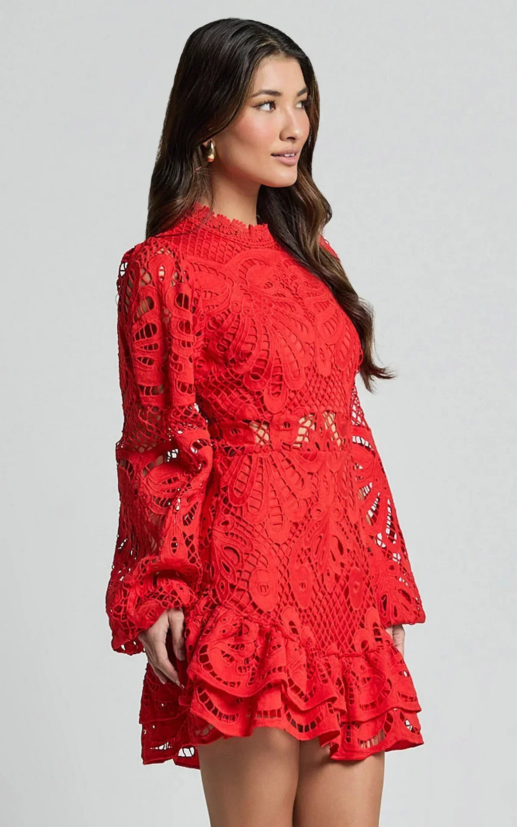 Soraya | Mini Vestido Elegante con Cuello Alto