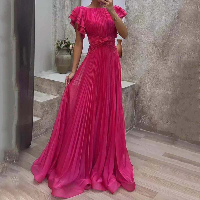 Maite | Vestido de Gala Plisado