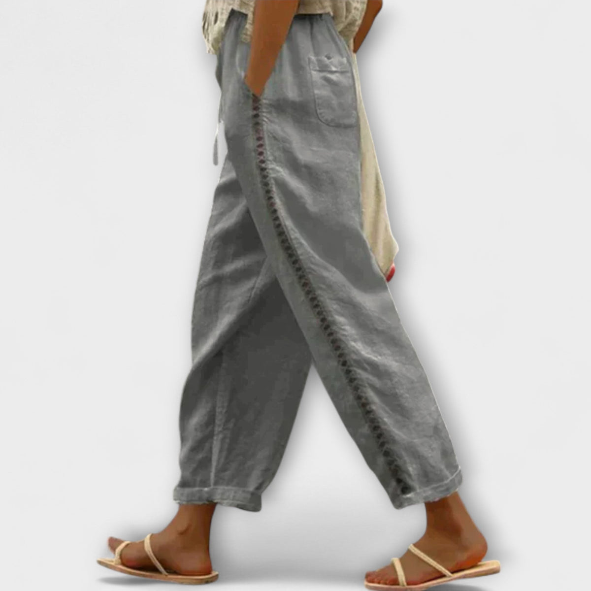 Isoldean | Pantalones de Lino