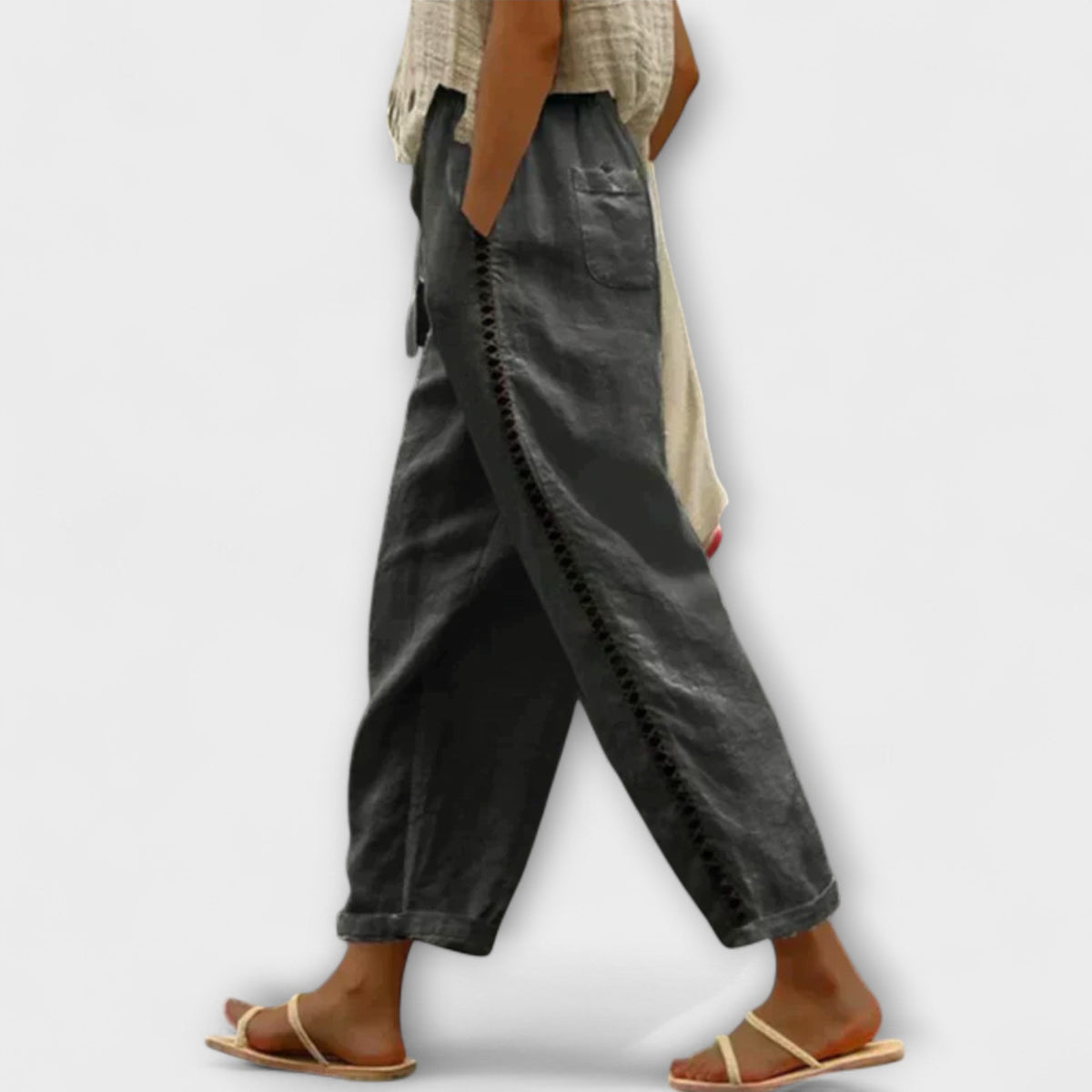 Isoldean | Pantalones de Lino