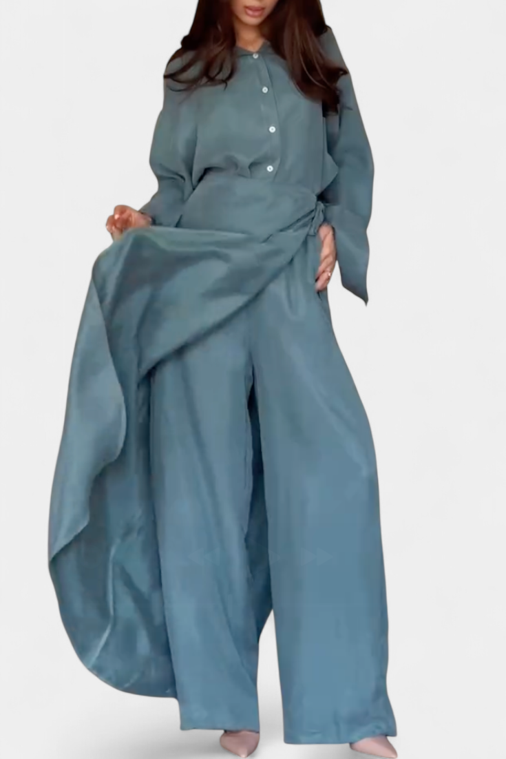 Marisol | Conjunto Camisa y Pantalón Falda