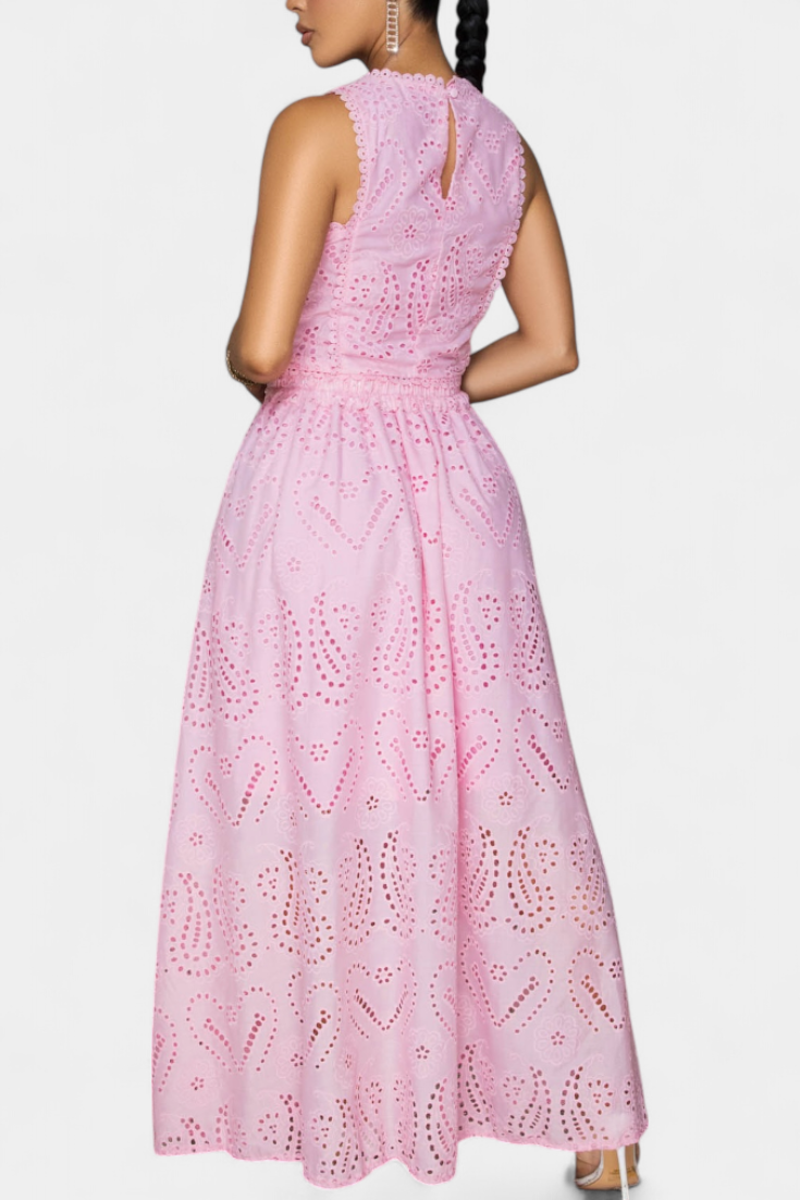 Danitza | Conjunto Encaje Floral Calado