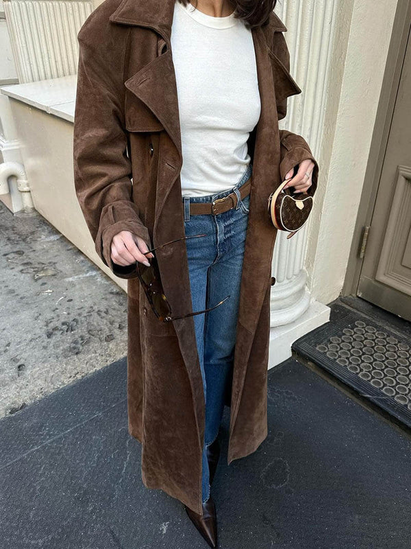 Olivia | Gabardina de Ante Clásica
