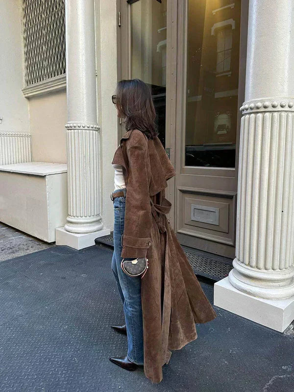 Olivia | Gabardina de Ante Clásica