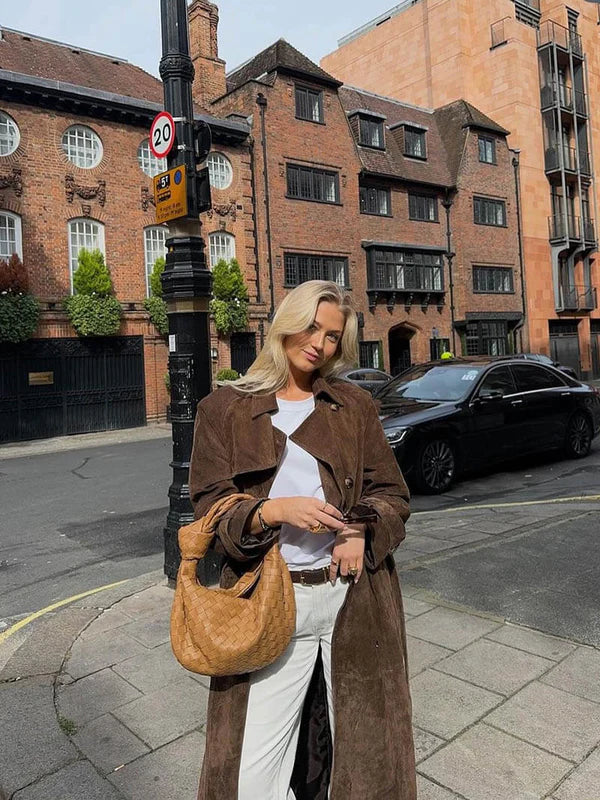 Olivia | Gabardina de Ante Clásica