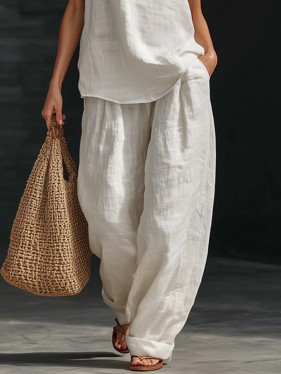Zoë | Conjunto Pantalón Pierna Ancha