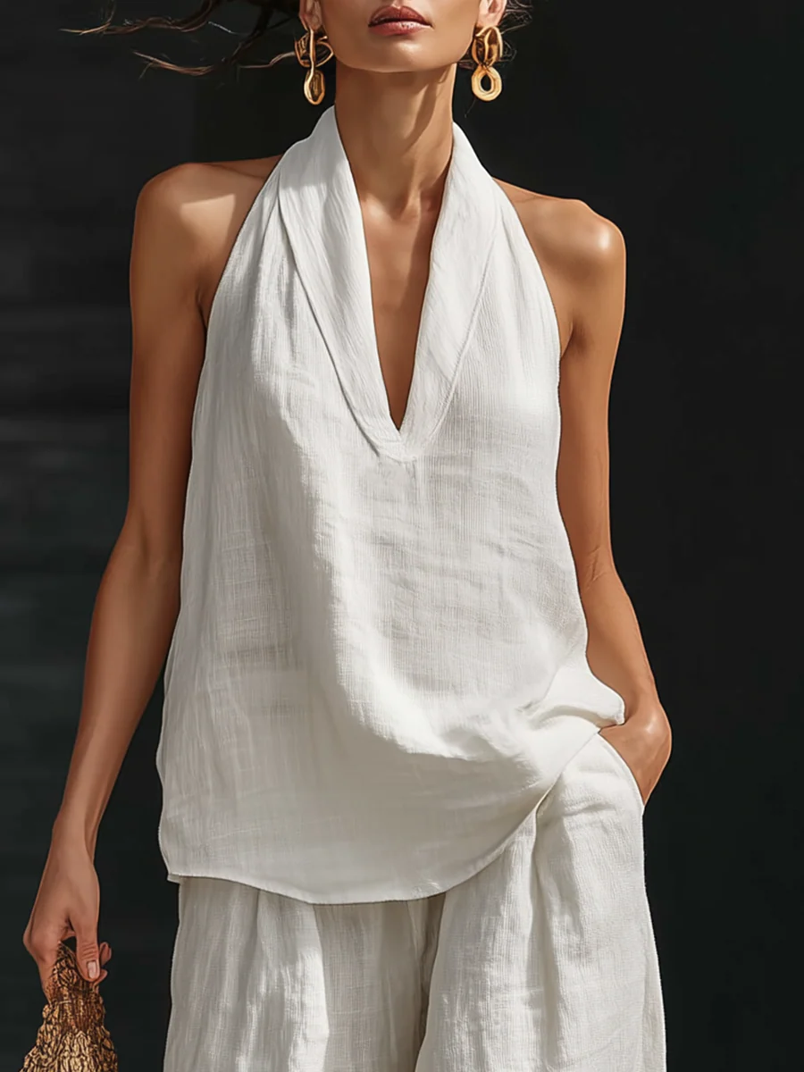 Zoë | Conjunto Pantalón Pierna Ancha