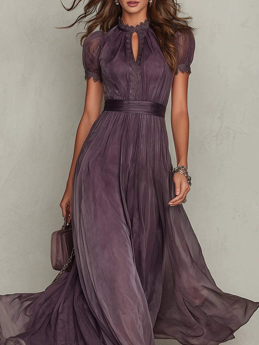 Flavia | Vestido Lila Elegante