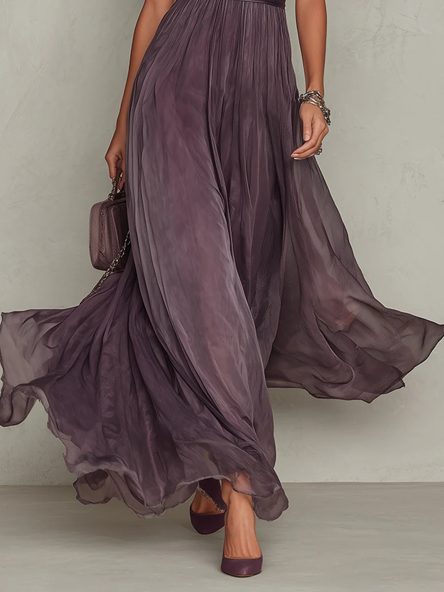 Flavia | Vestido Lila Elegante