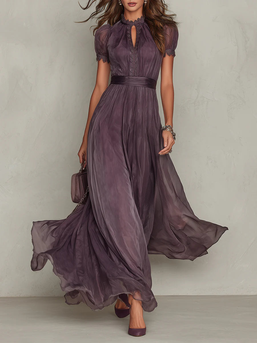 Flavia | Vestido Lila Elegante
