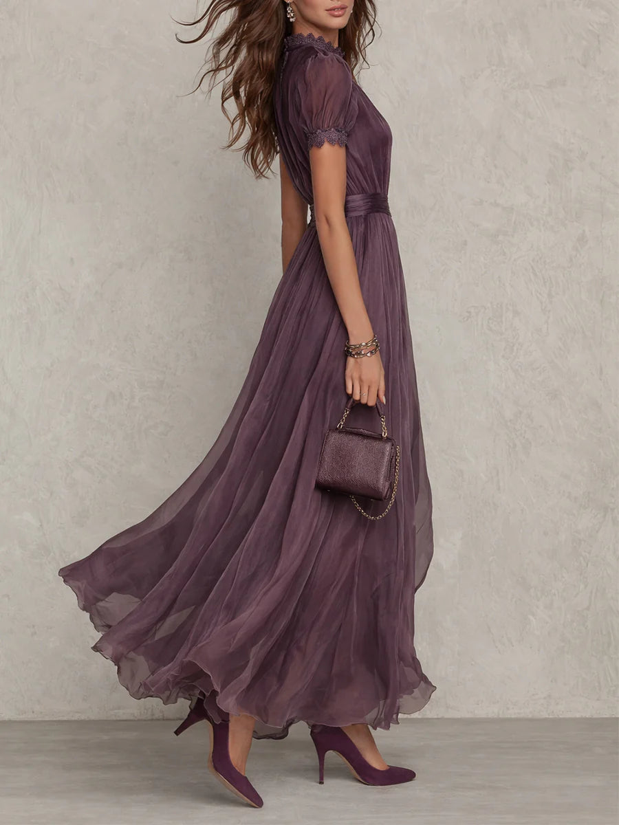 Flavia | Vestido Lila Elegante
