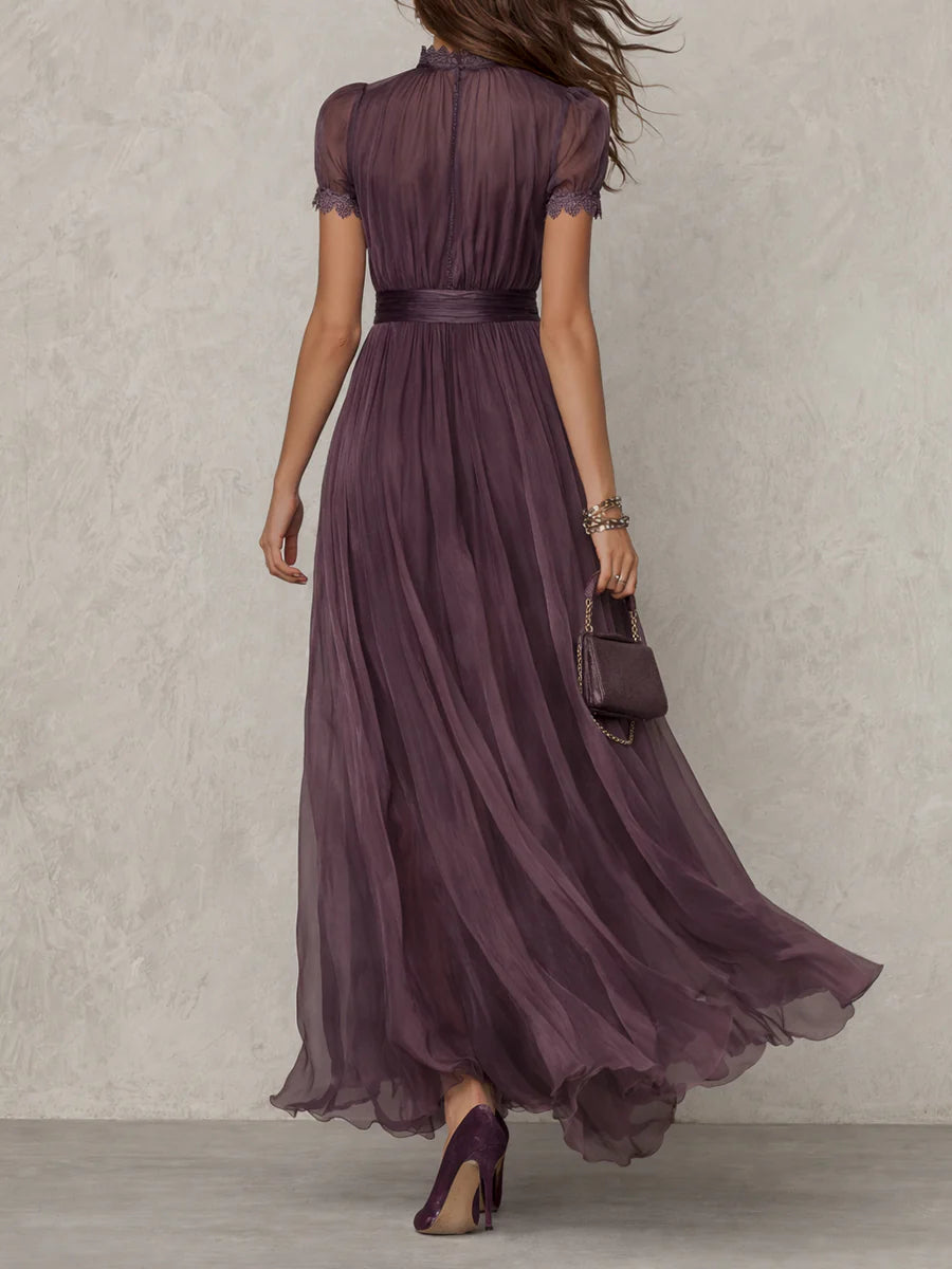 Flavia | Vestido Lila Elegante