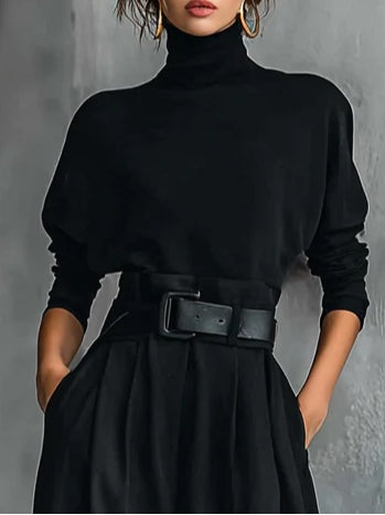 Lisa | Conjunto Negro con Cinturón