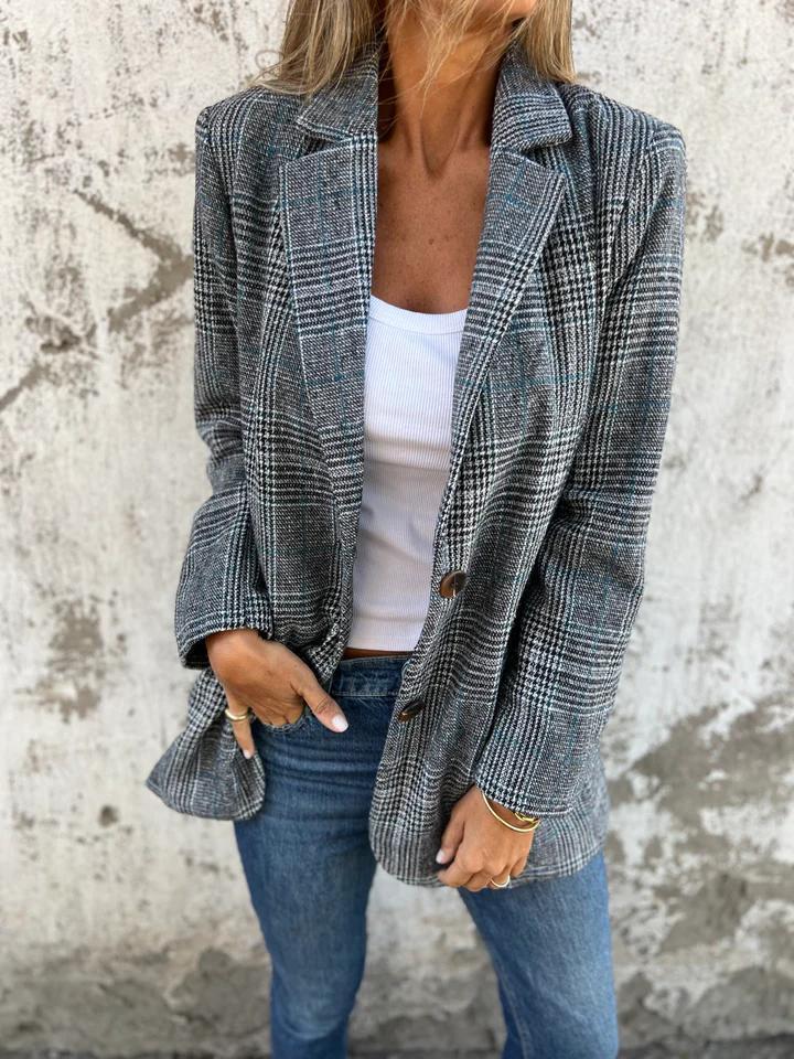 Natalia | Blazer de Cuadros