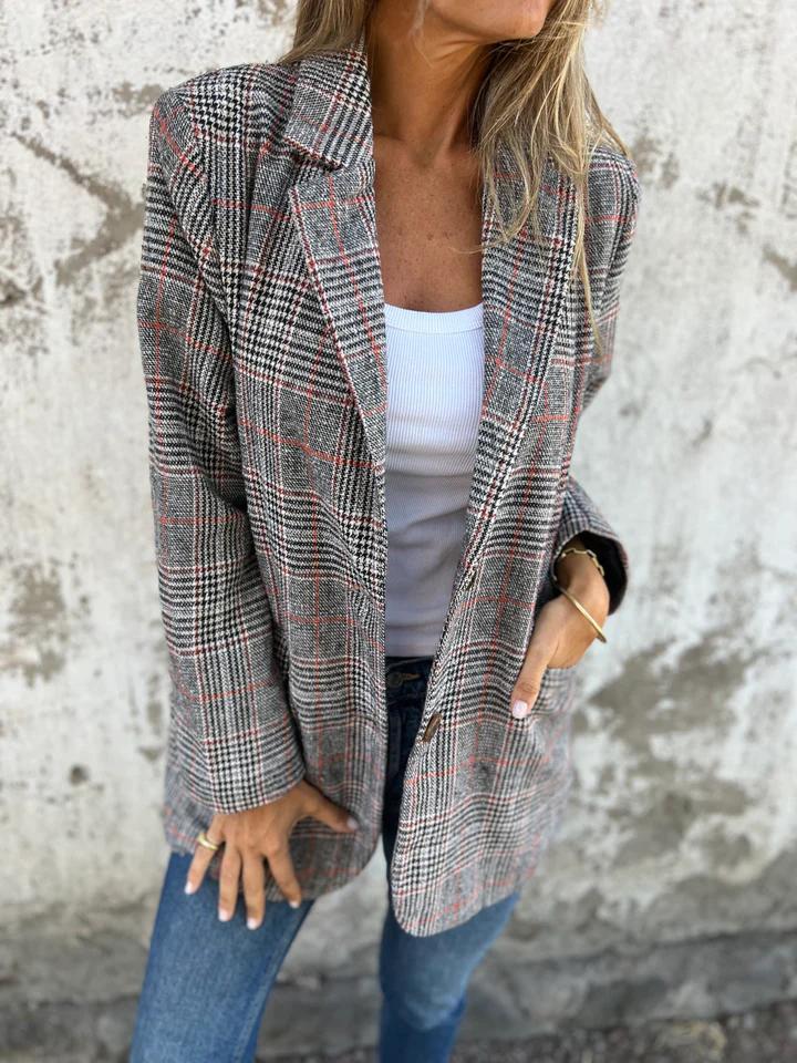 Natalia | Blazer de Cuadros