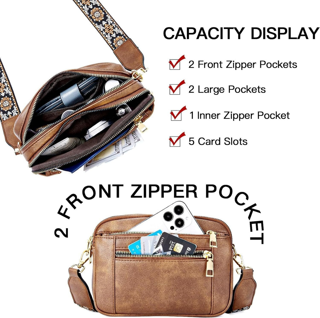 Elena | Bolso de Hombro de Piel