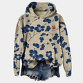 Aitana | Sudadera con Capucha Estampado Floral Mujer Oversize