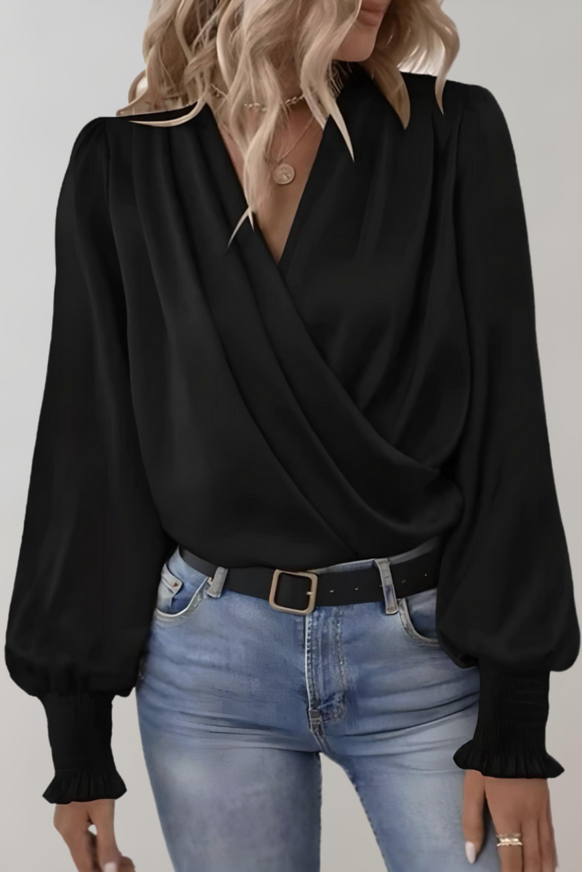Quinn | Blusa Elegante Manga Larga
