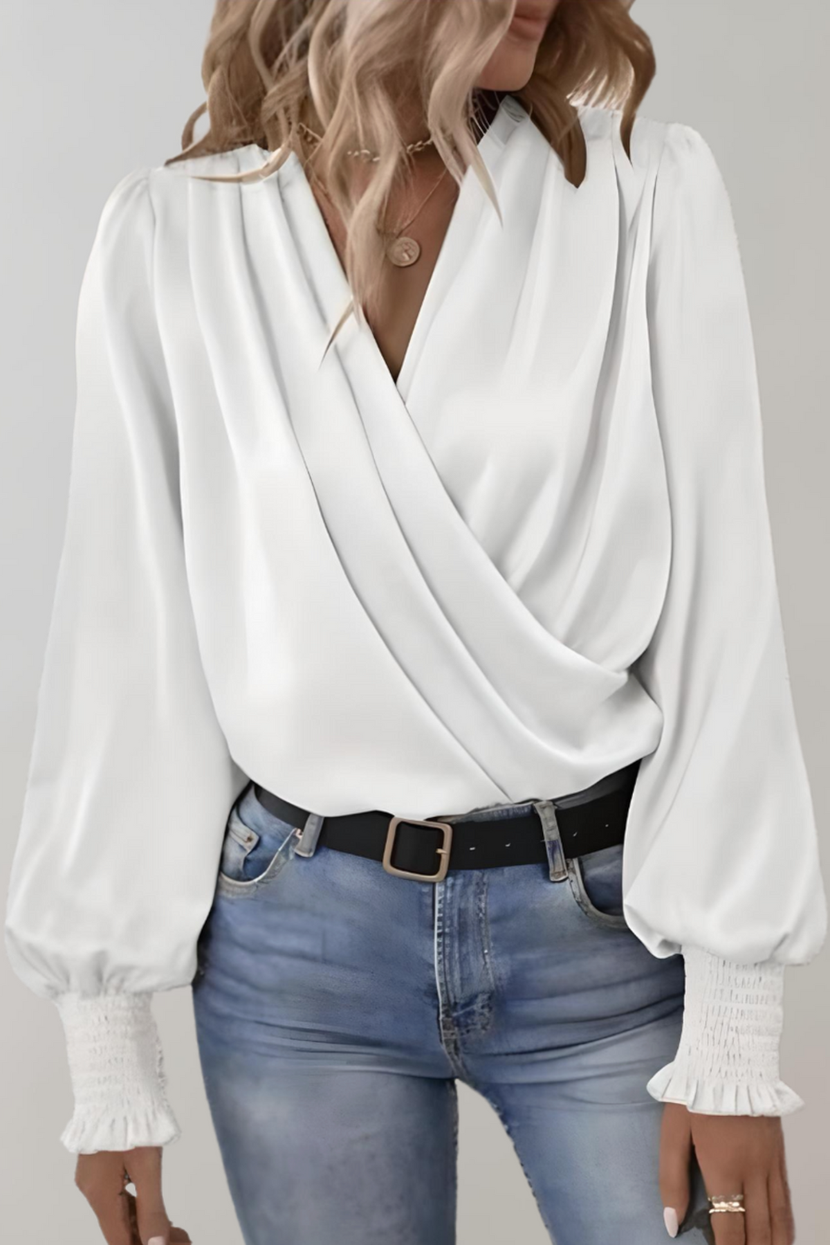 Quinn | Blusa Elegante Manga Larga