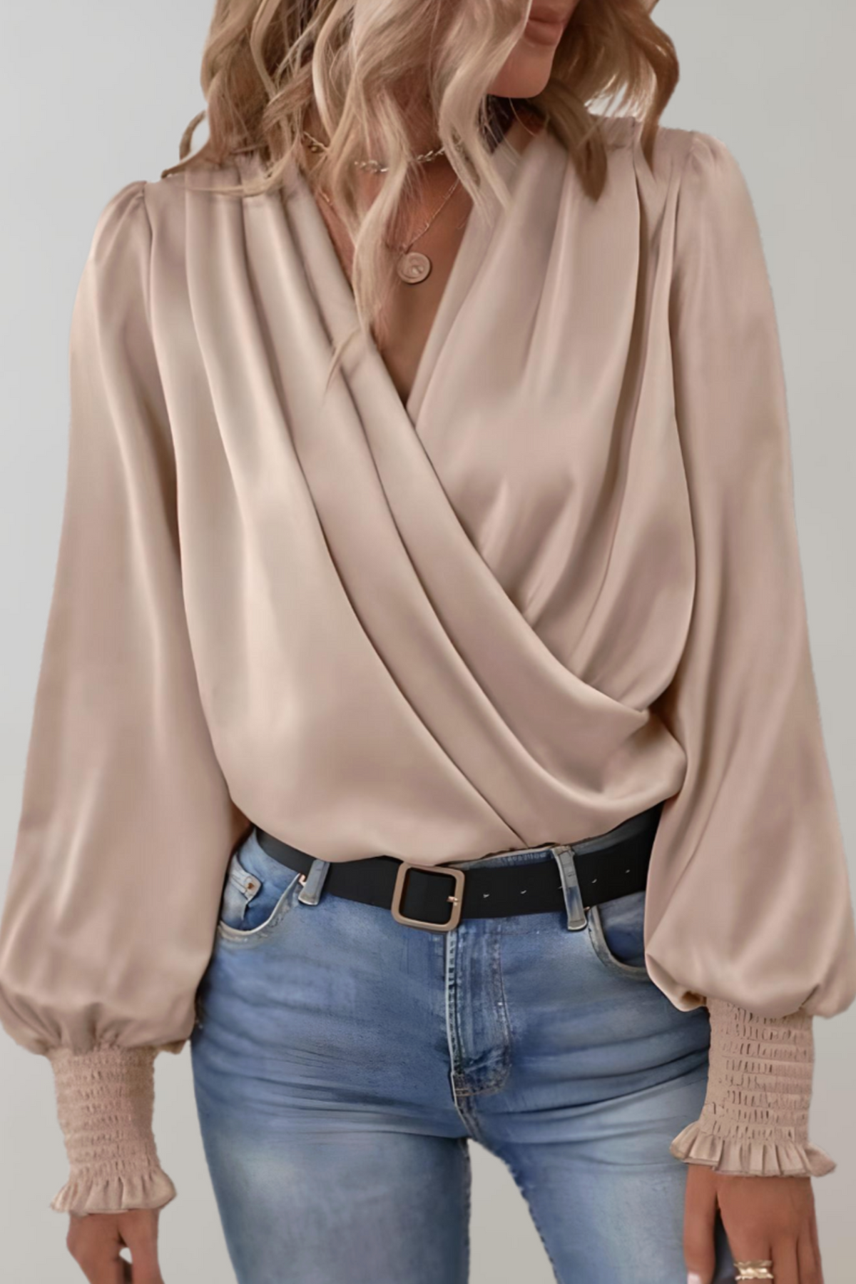 Quinn | Blusa Elegante Manga Larga
