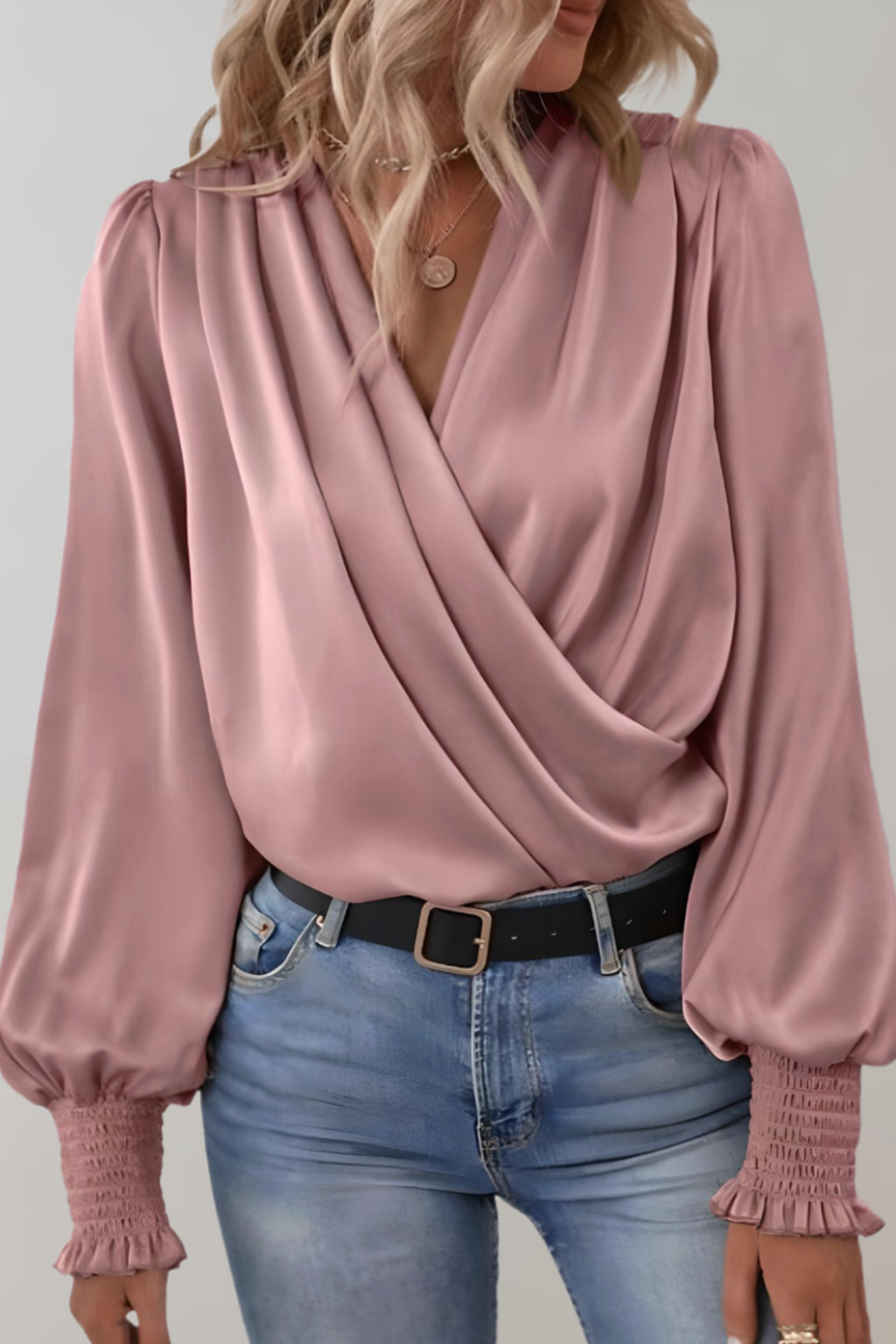 Quinn | Blusa Elegante Manga Larga