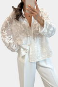 Prairie | Camisa de Encaje Bordado