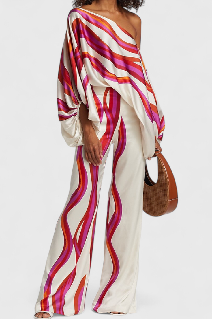 Sybella Print | Conjunto Pantalón Estampado