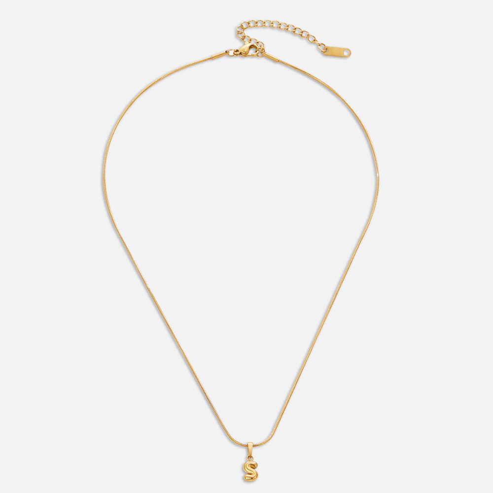 Collar de Letras Burbuja