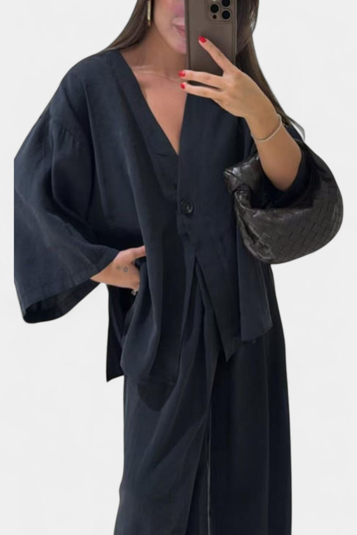 Eli | Conjunto Oversize Cuello V