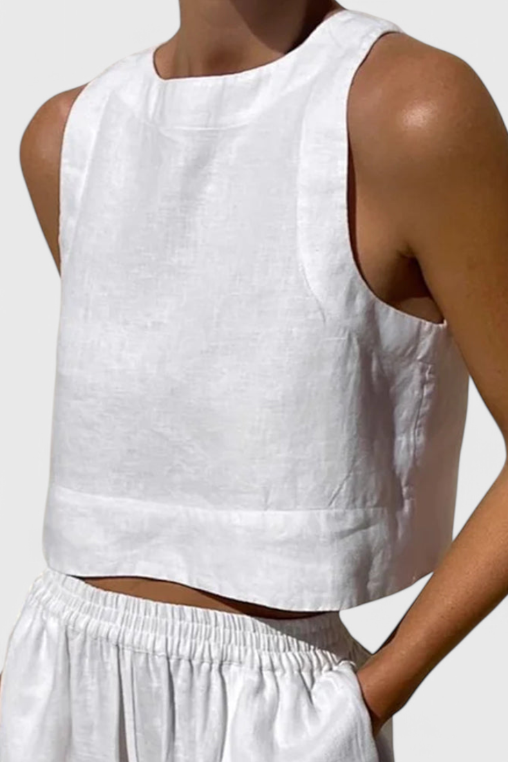 Avelina | Conjunto Minimalista Algodón y Lino