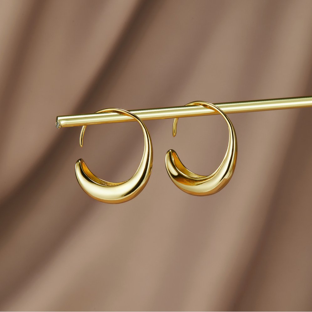 Pendientes de Aro con Gota Clásicos